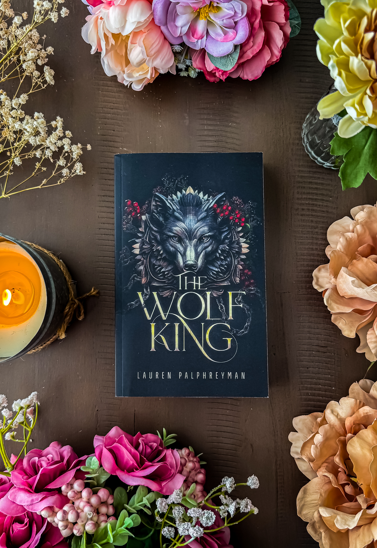 The wolf king flat lay.