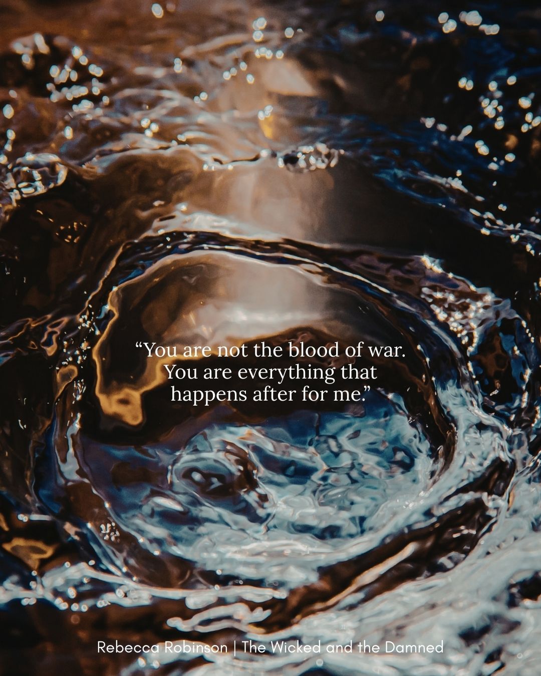 quote from the wicked and the damned